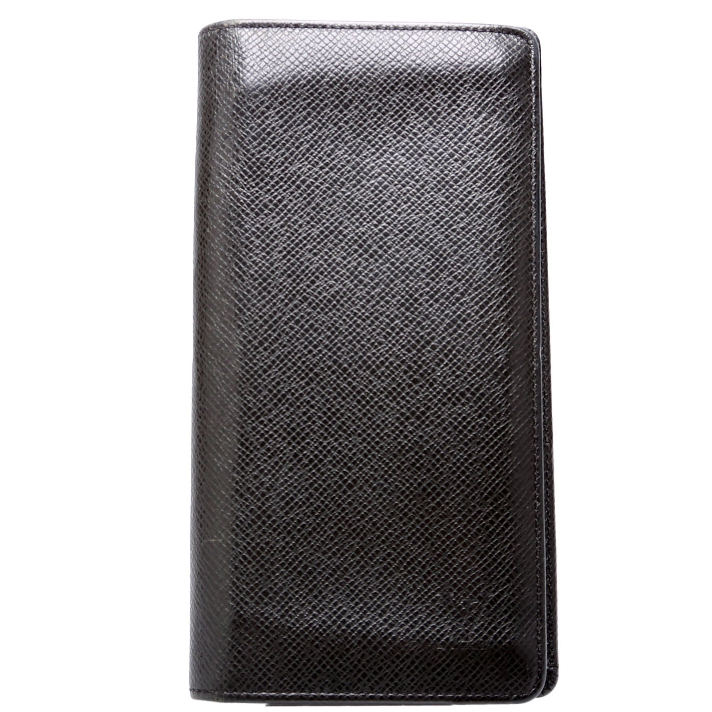 Louis Vuitton Brazza Wallet Taiga Black