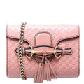 Gucci 449636 Micro Guccissima Mini Emily Shoulder Pink
