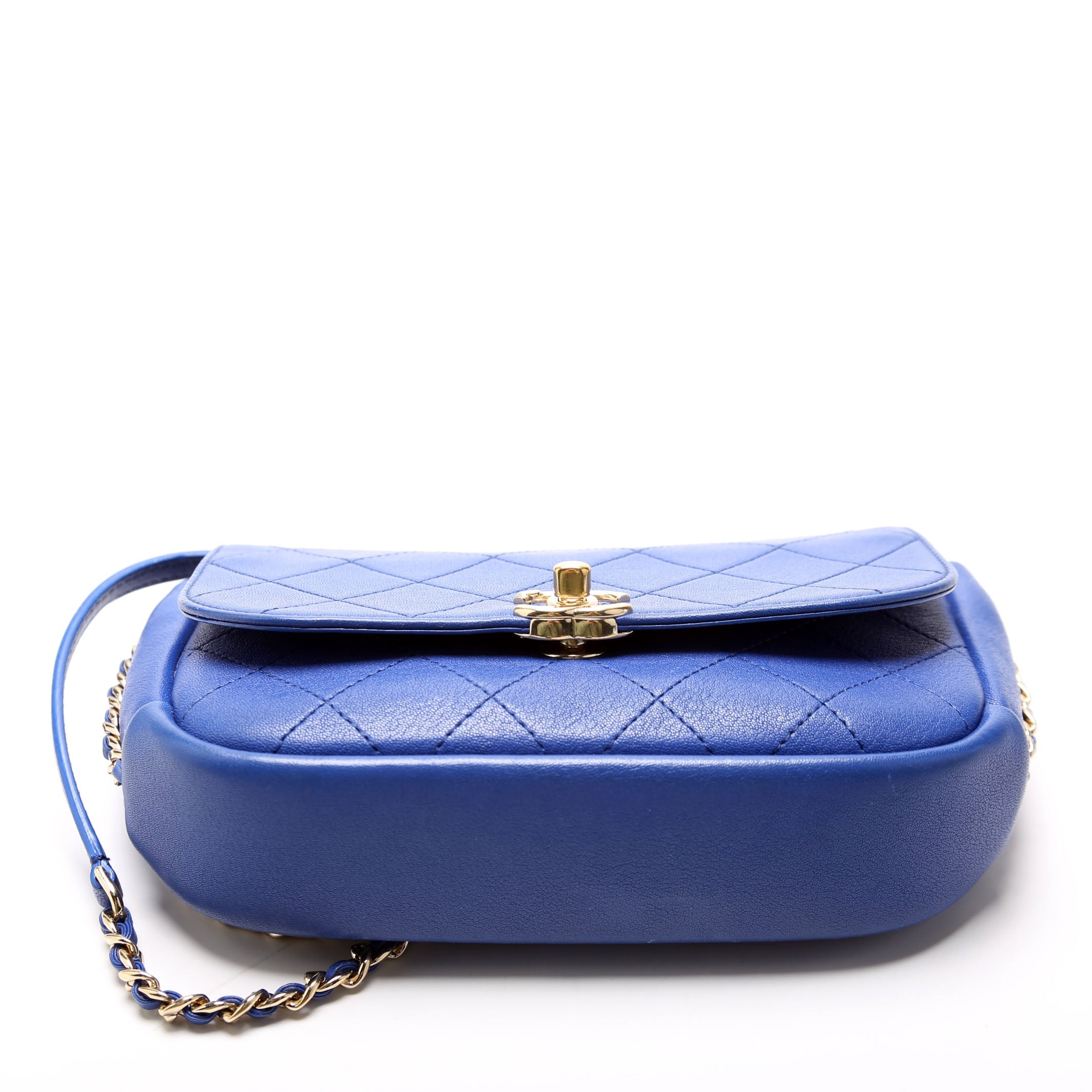 Chanel Casual Trip Flap Shoulder Bag Quilted Calfskin 27M