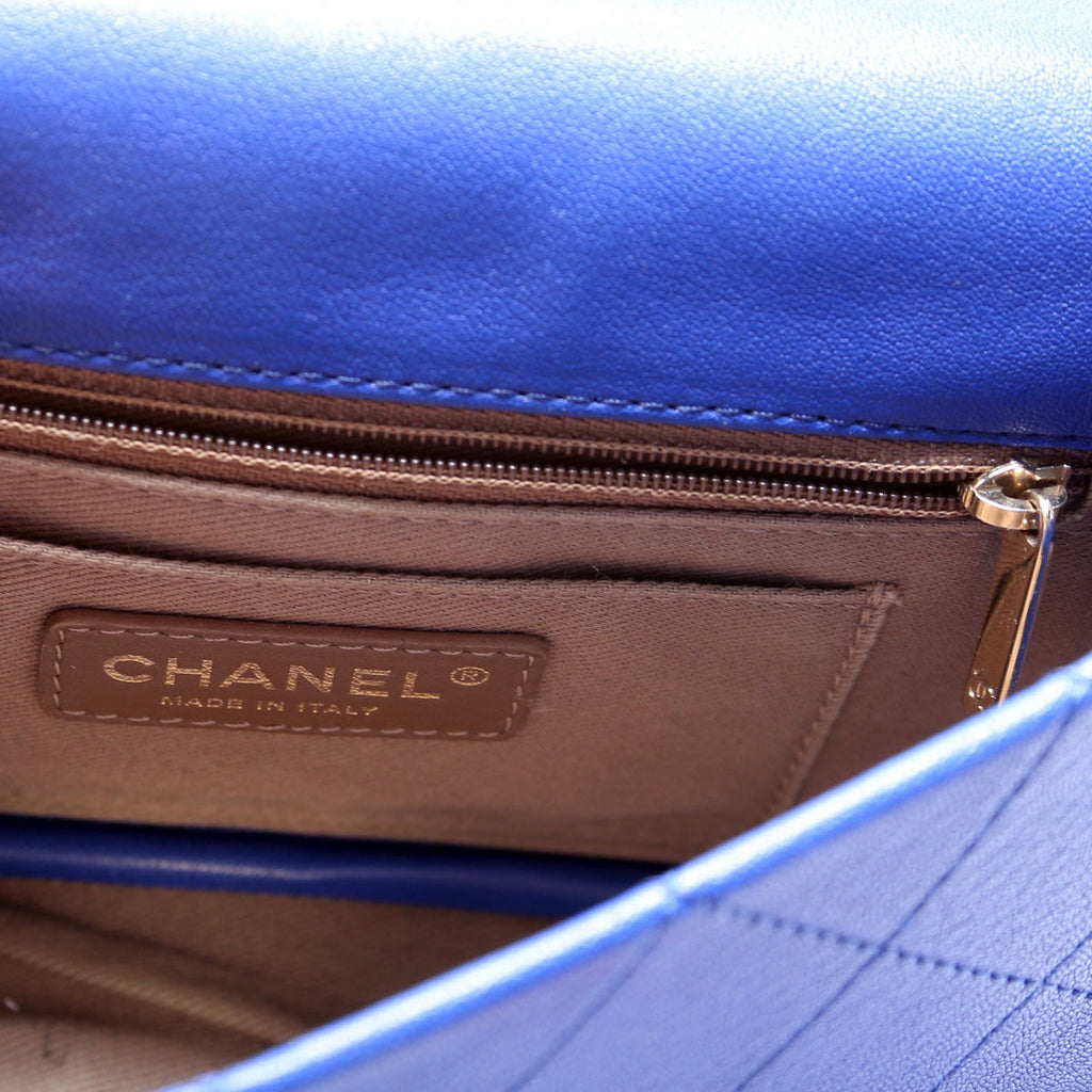 Chanel Casual Trip Flap Shoulder Bag Quilted Calfskin 27M