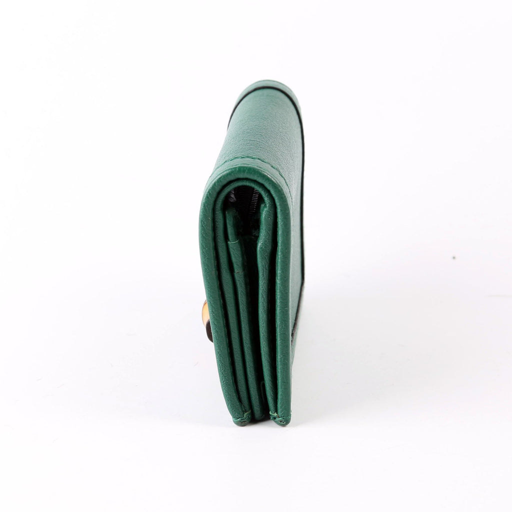 Gucci 658244 Diana Card Case Wallet Green