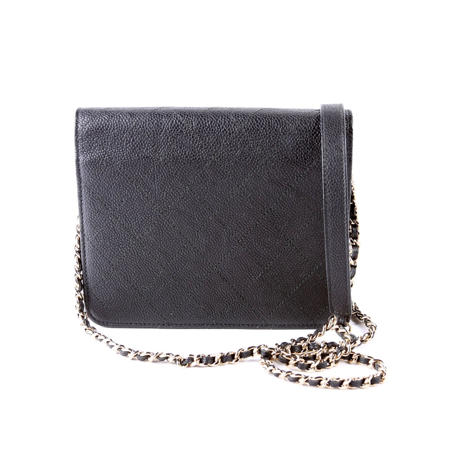 Chanel WOC Square Cuba Grained Calfskin Black