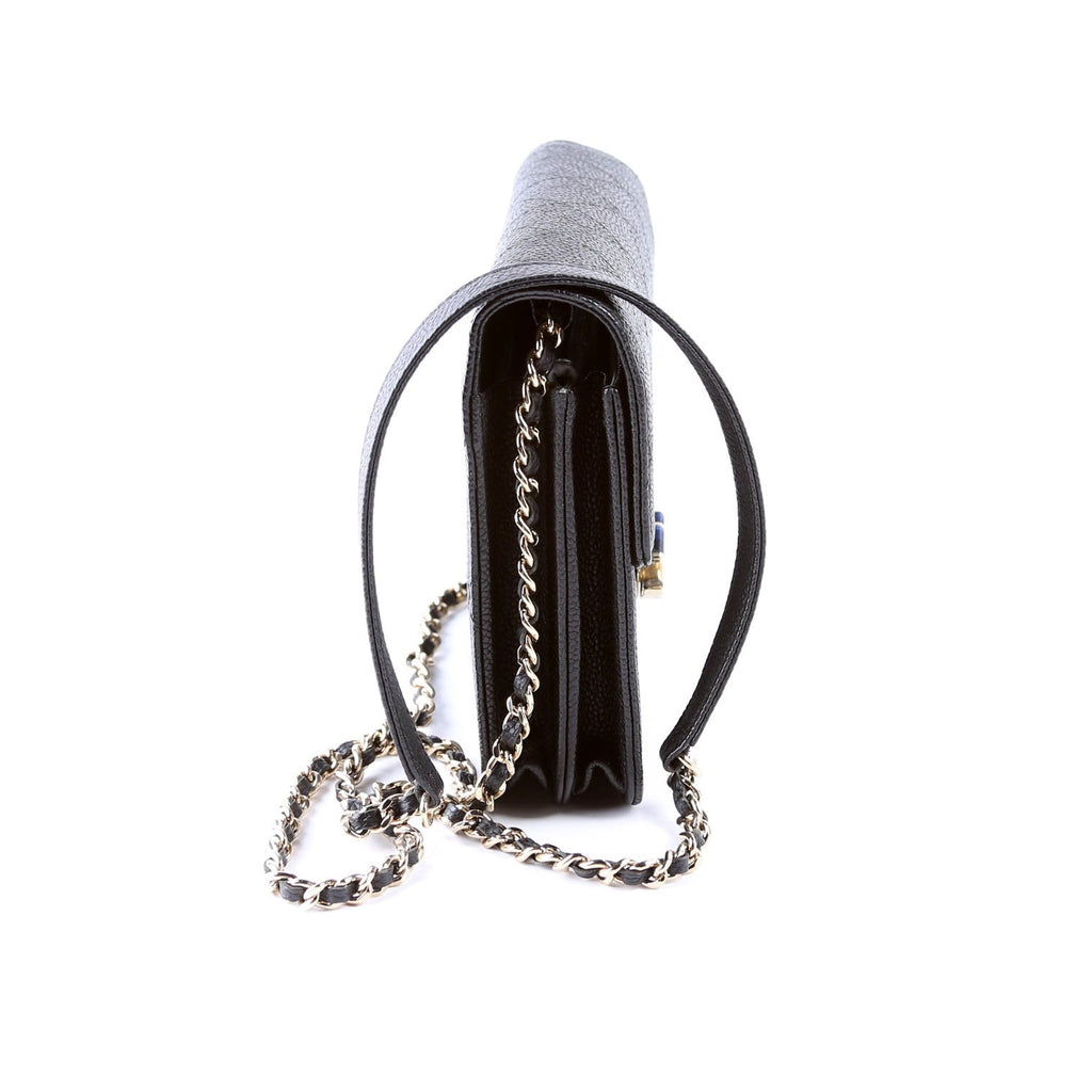 Chanel WOC Square Cuba Grained Calfskin Black
