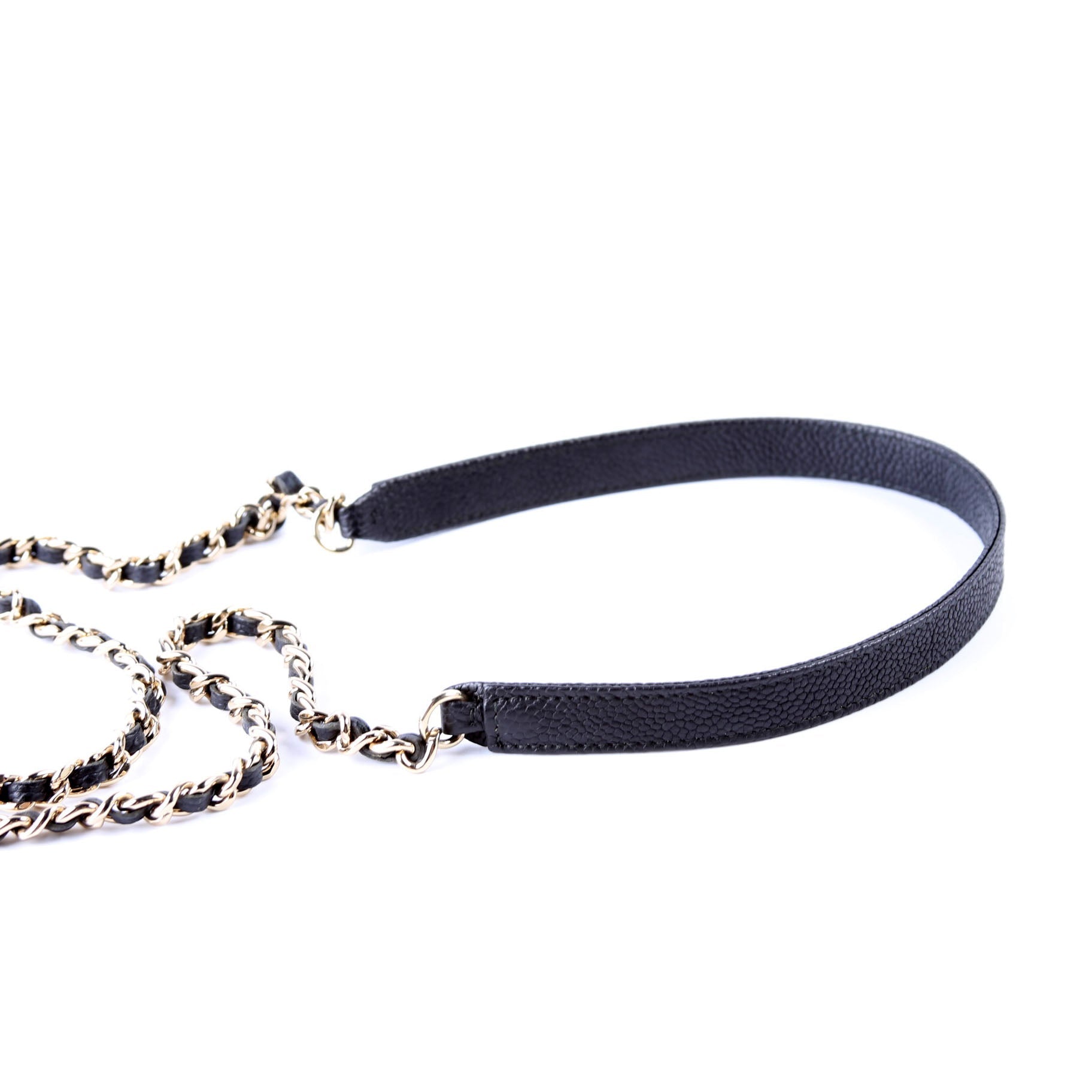 Chanel WOC Square Cuba Grained Calfskin Black