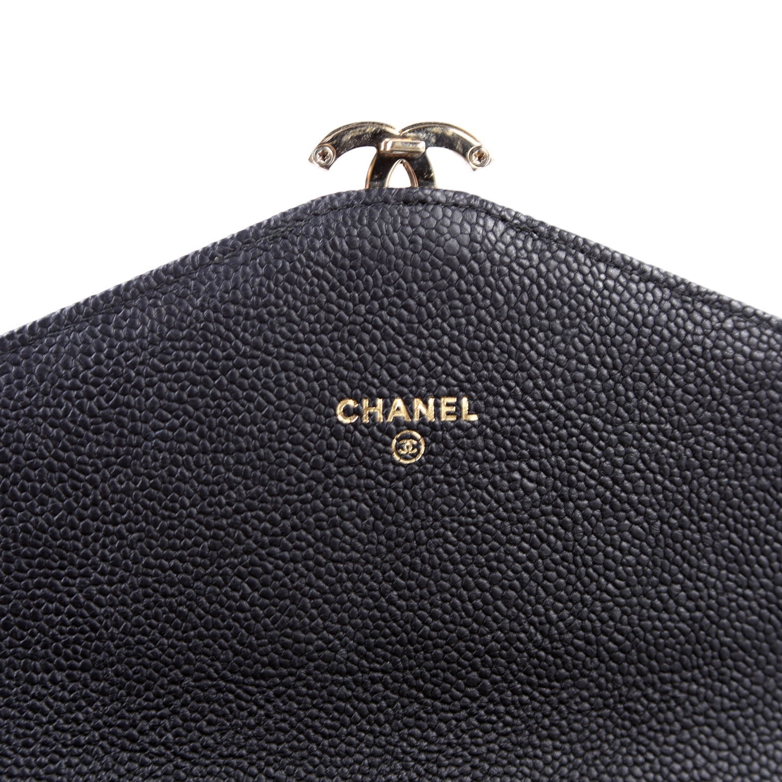 Chanel WOC Square Cuba Grained Calfskin Black