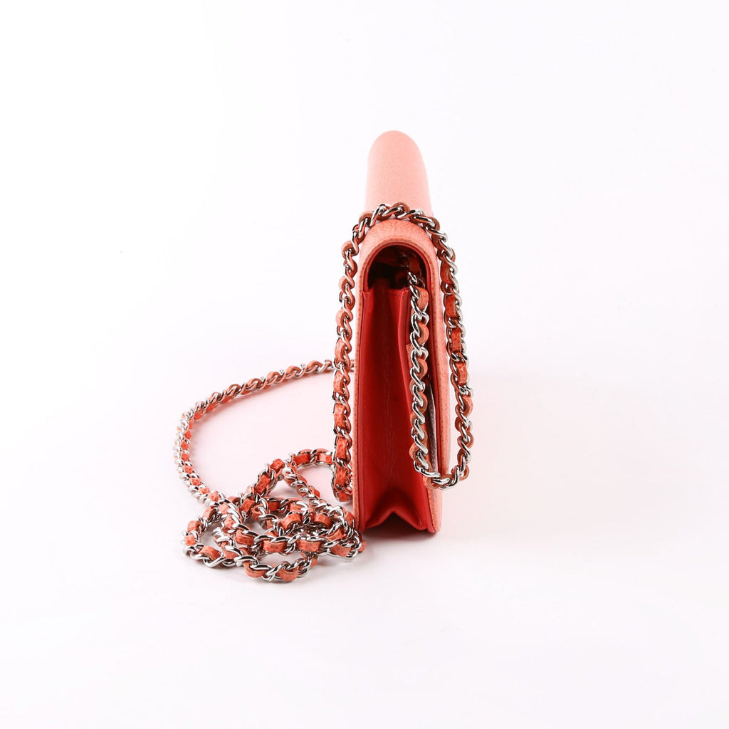 Chanel WOC Timeless CC Caviar Coral
