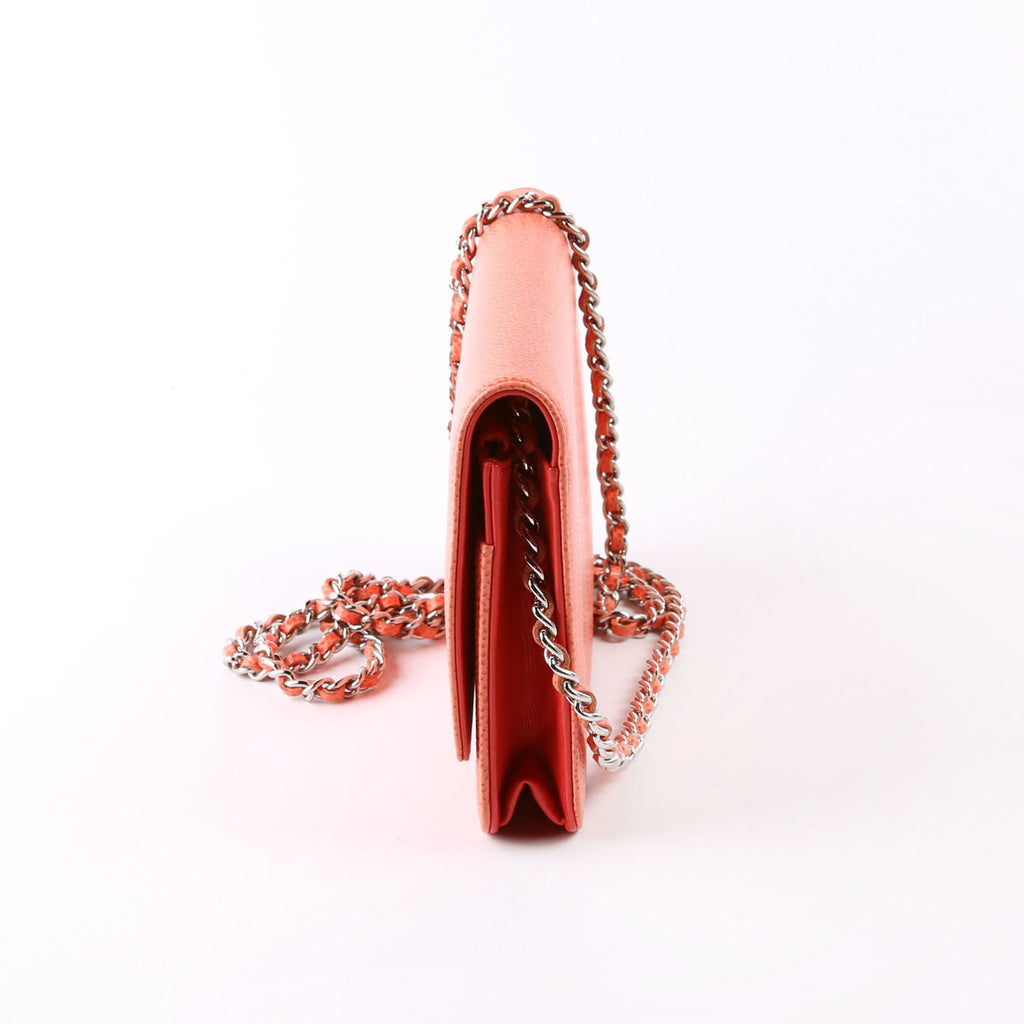 Chanel WOC Timeless CC Caviar Coral