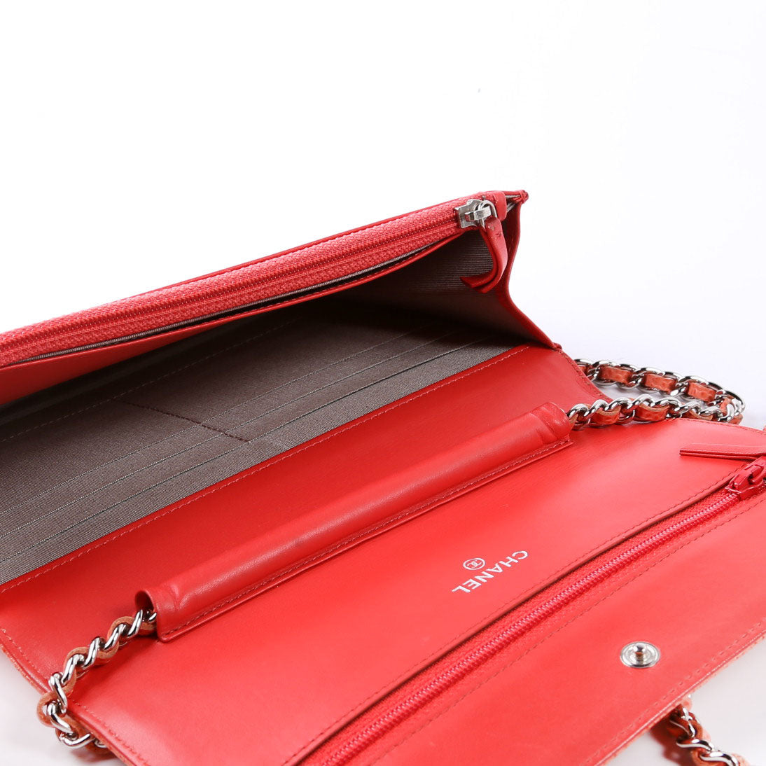 Chanel WOC Timeless CC Caviar Coral