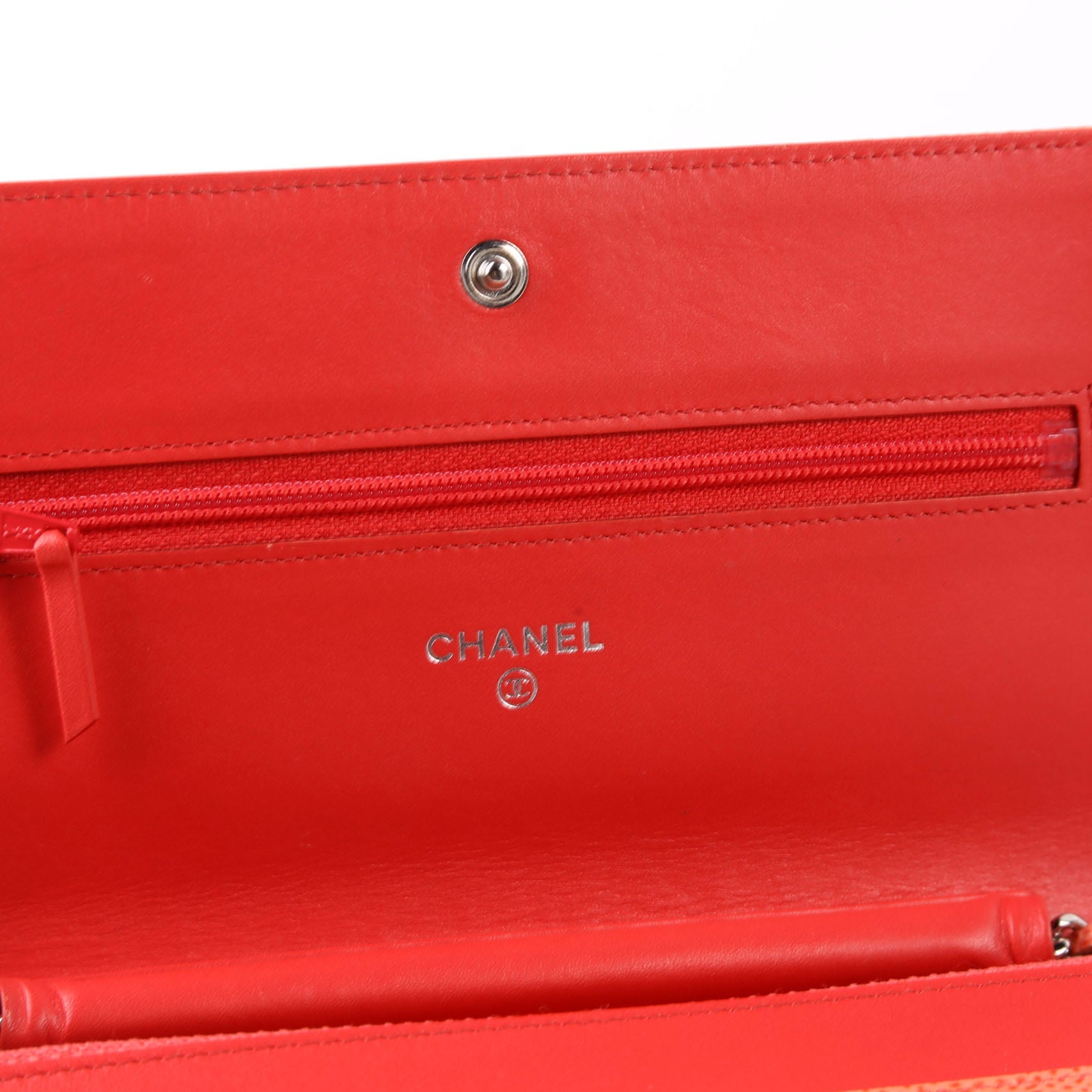 Chanel WOC Timeless CC Caviar Coral