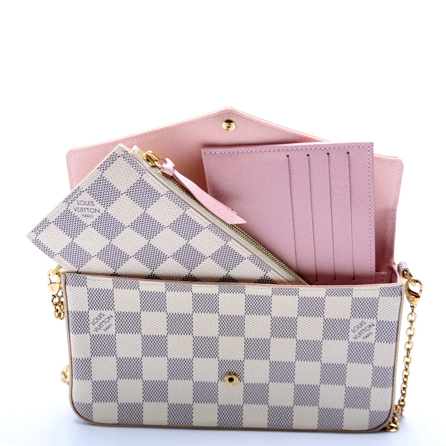 Louis Vuitton Pochette Felicie Damier Azur