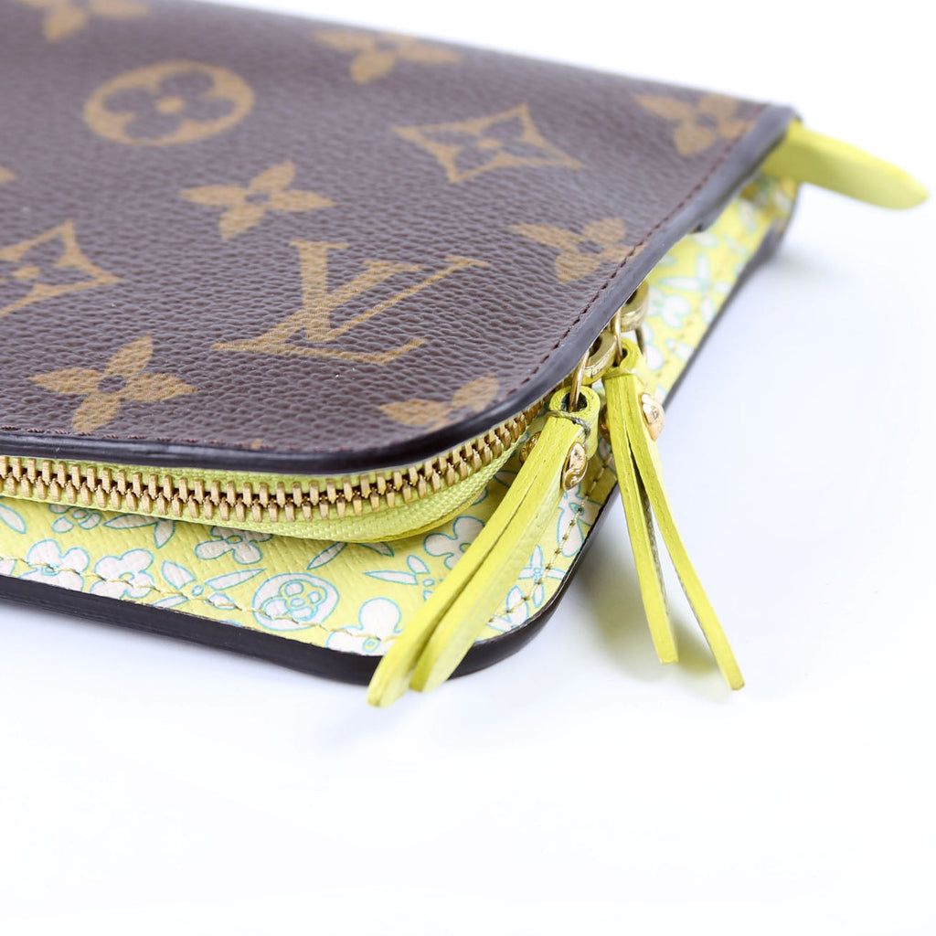 Louis Vuitton Insolite Wallet Fleuri Monogram Yellow
