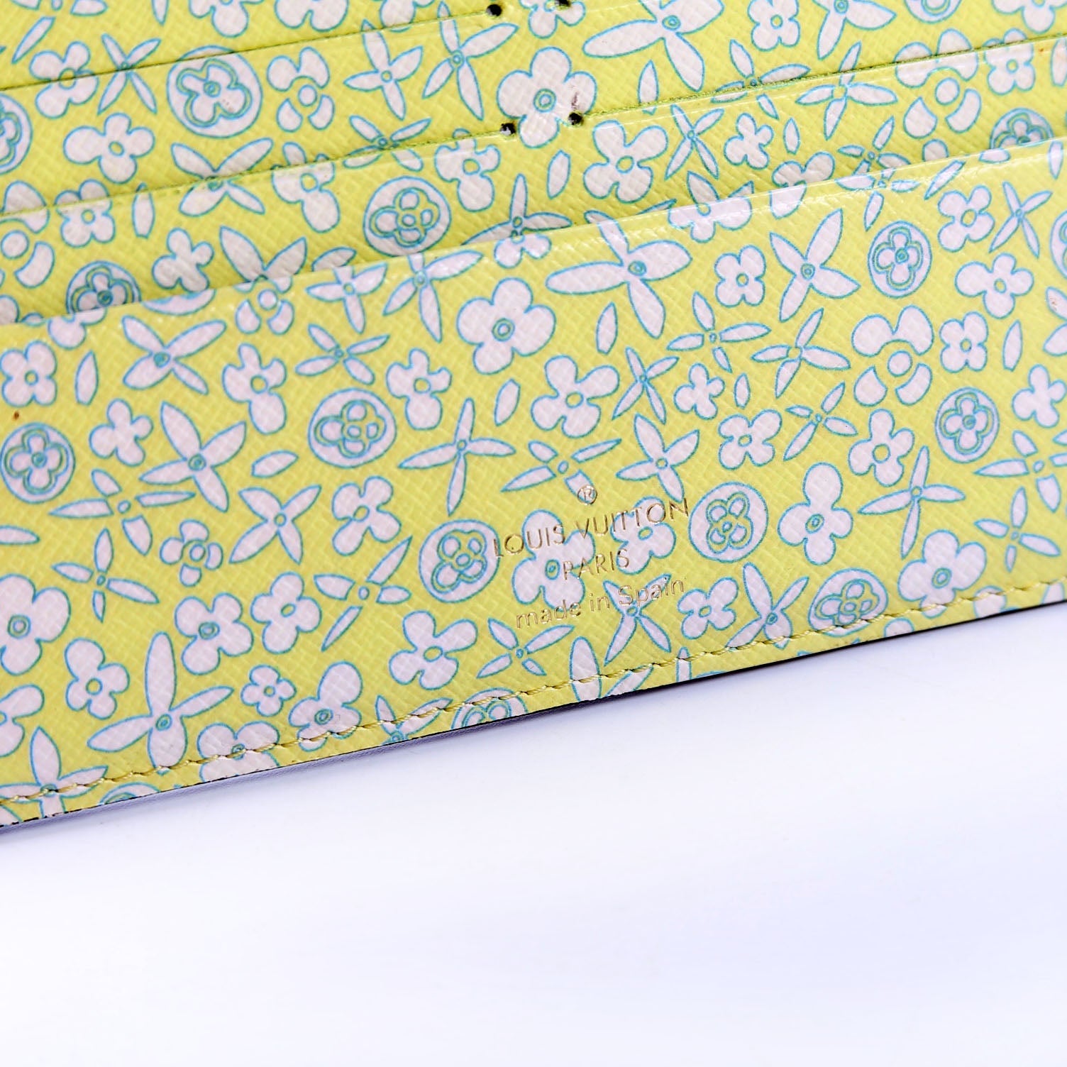 Louis Vuitton Insolite Wallet Fleuri Monogram Yellow