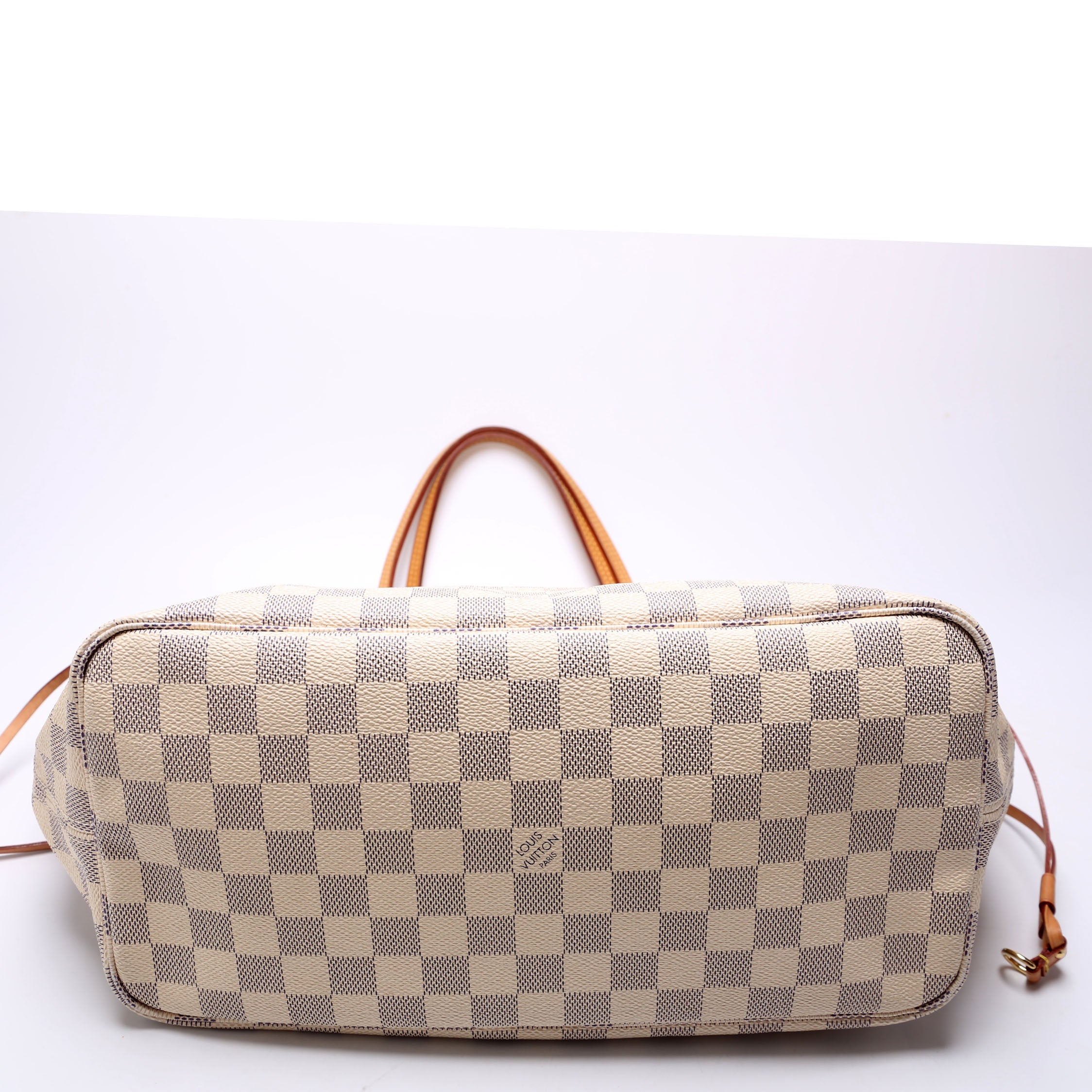 Louis Vuitton Neverfull W/Wallet MM Damier Azur