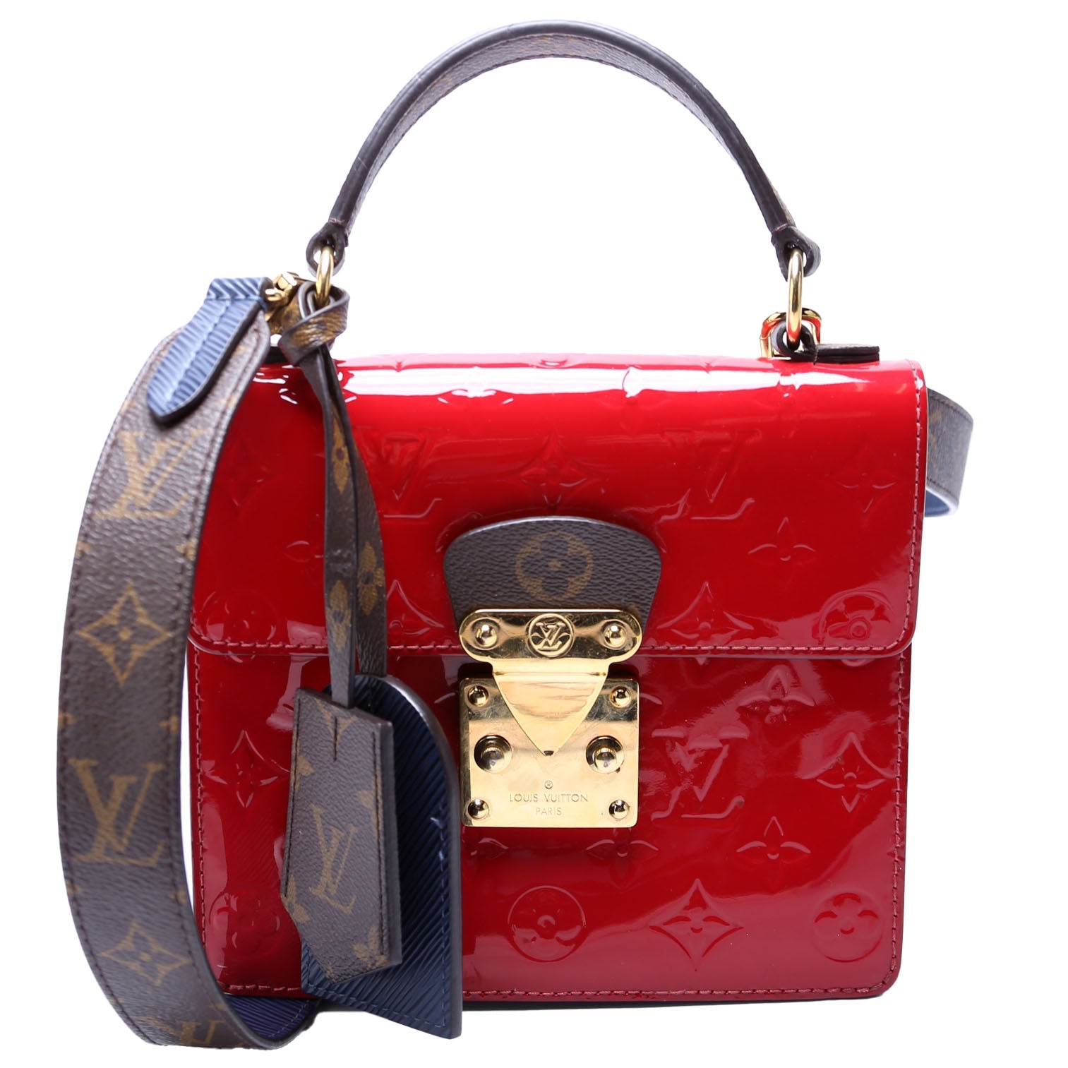 Louis Vuitton Spring Street Vernis Red