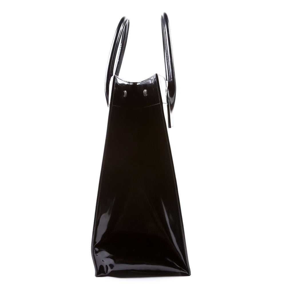 Saint Laurent Rive Gauche Patent Calfskin 587273 Black