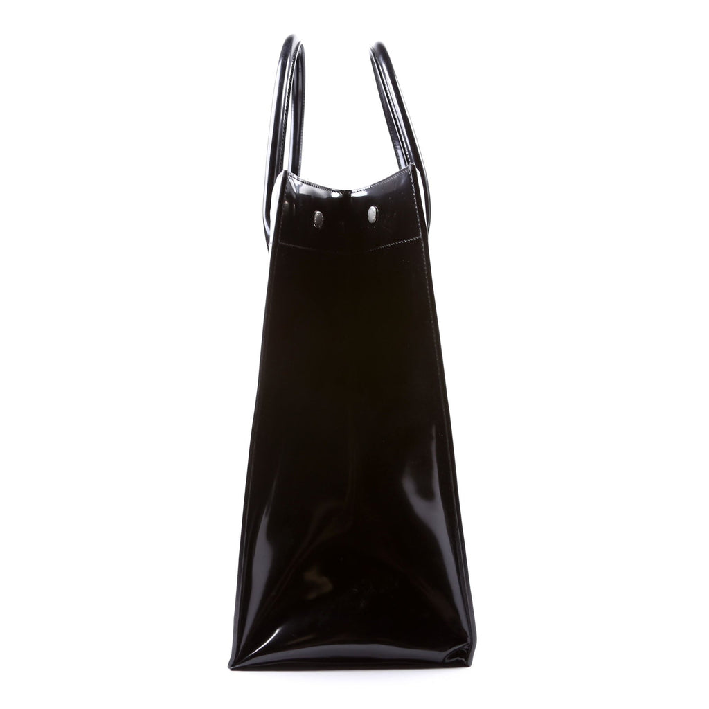 Saint Laurent Rive Gauche Patent Calfskin 587273 Black