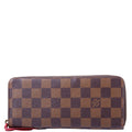 Louis Vuitton Clemence Waller Damier Ebene Red