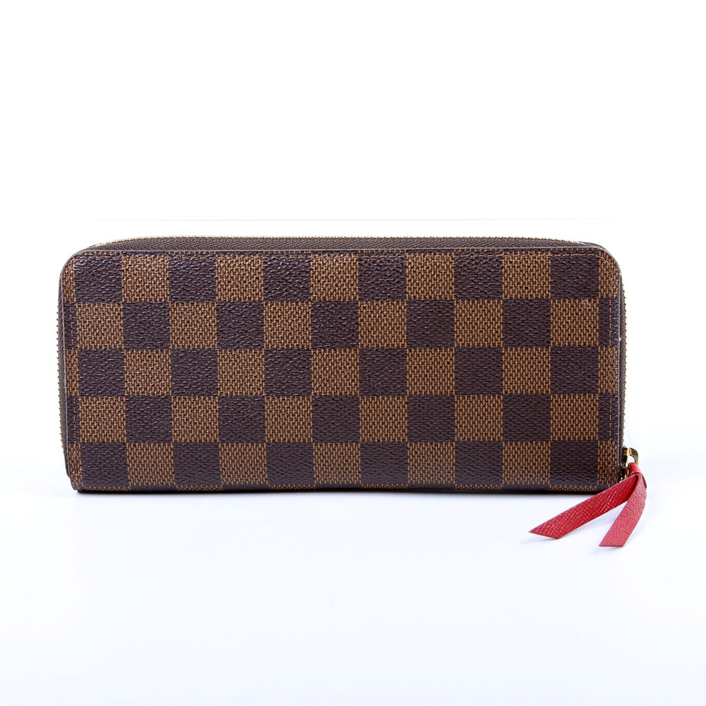Louis Vuitton Clemence Waller Damier Ebene Red