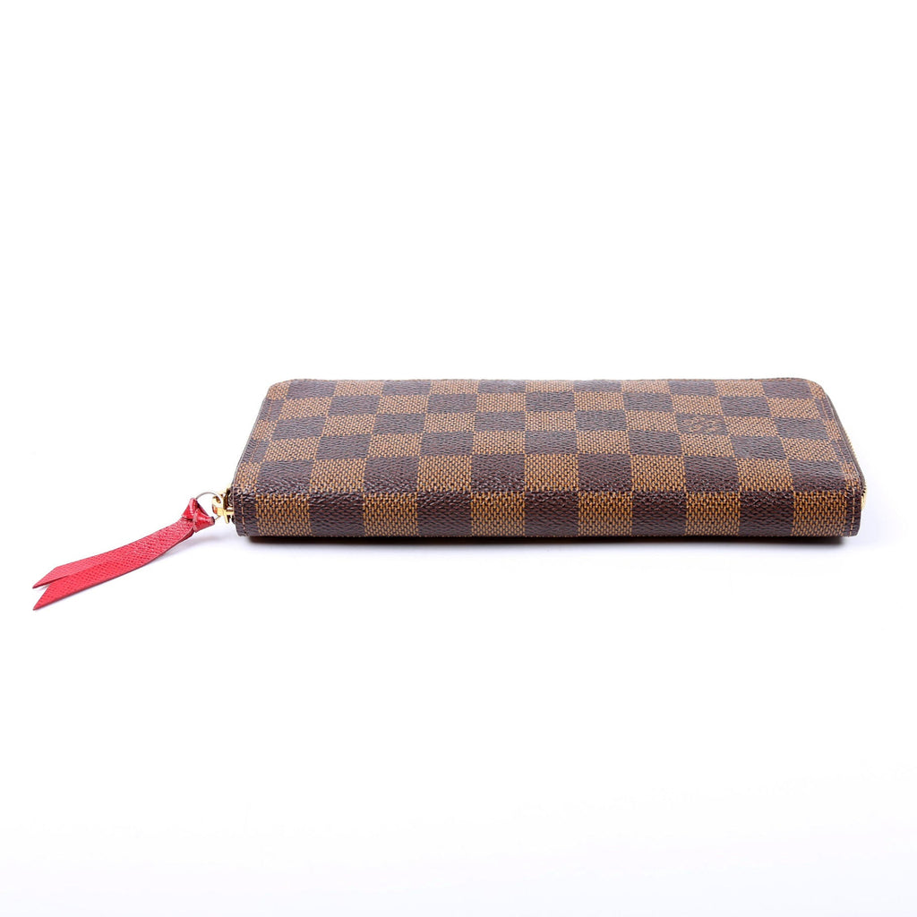 Louis Vuitton Clemence Waller Damier Ebene Red