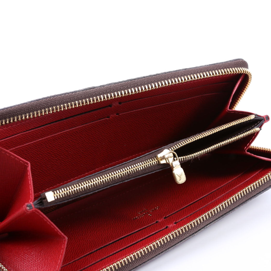 Louis Vuitton Clemence Waller Damier Ebene Red