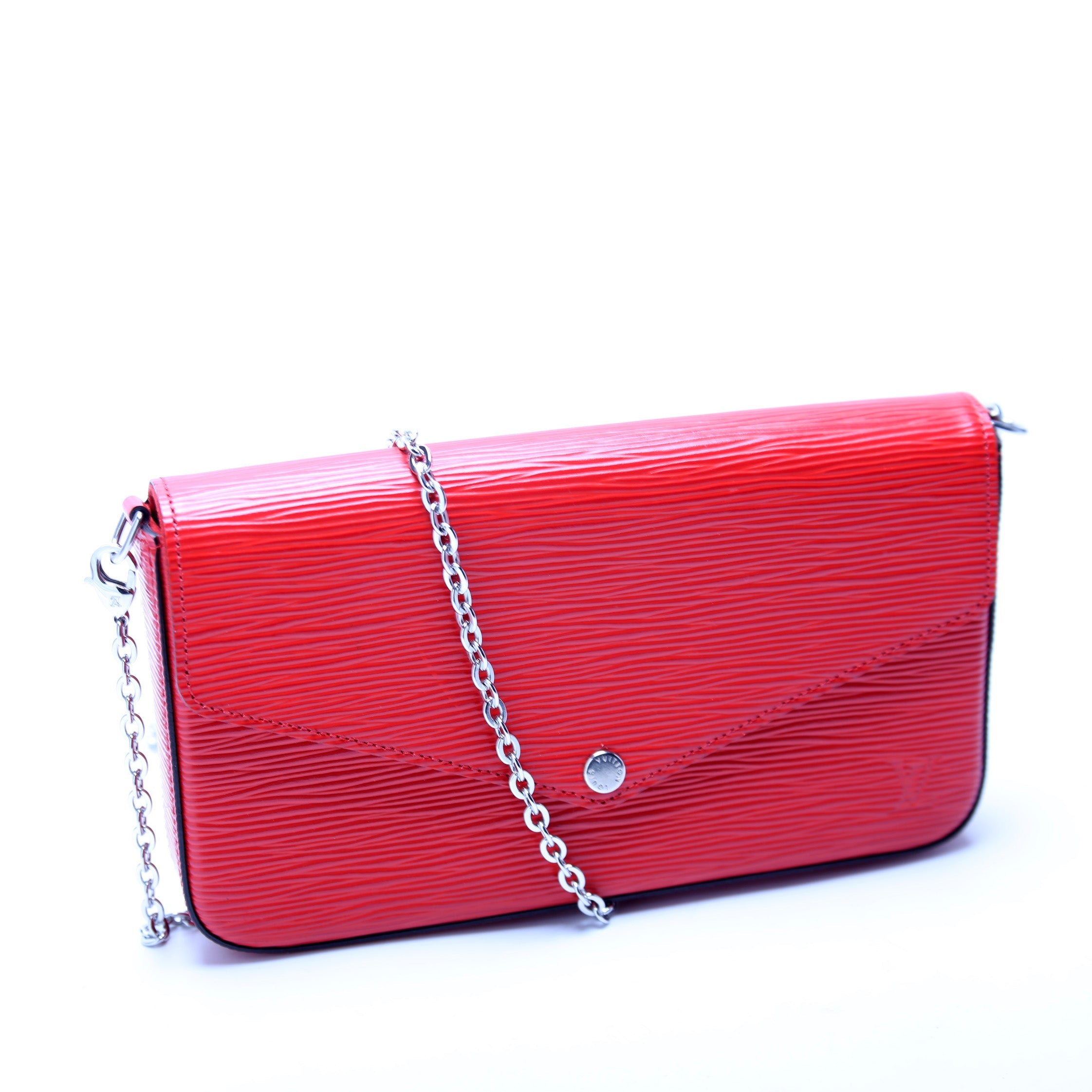 Louis Vuitton Pochette Felicie Epi Red