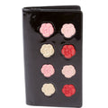 Chanel Timless CC Camellia Flower Pallet Patent Yen Wallet 12M Black/Multicolor