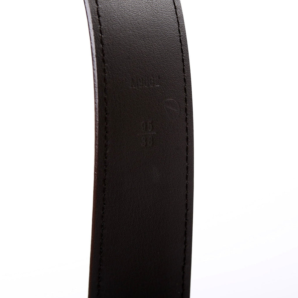 Louis Vuitton Taiga 35MM Metropole Belt Size 95/38 Black/Blue