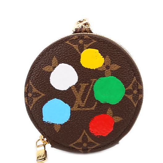 Louis Vuitton LV x YK Pochette Accessoire Round Coin Monogram