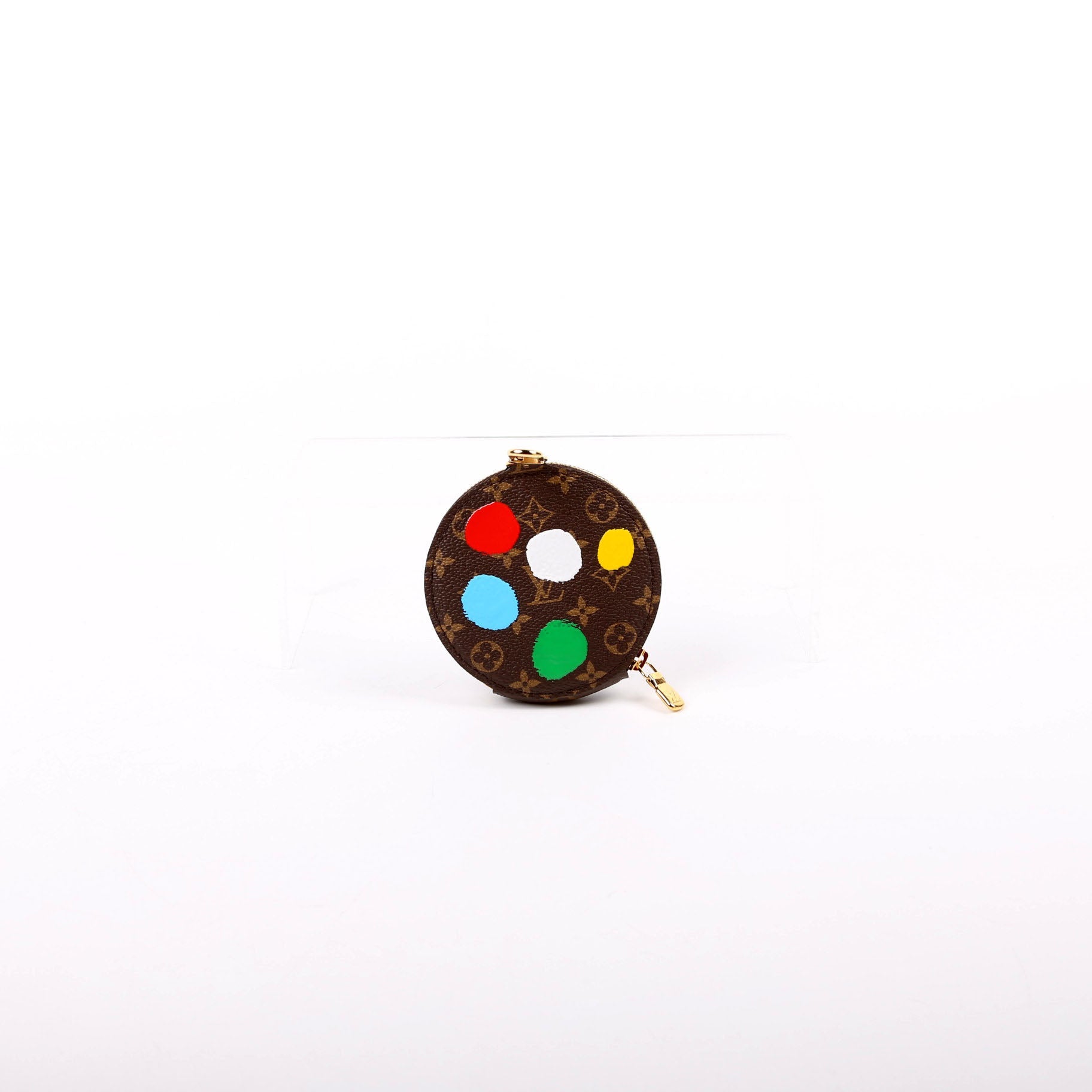 Louis Vuitton LV x YK Pochette Accessoire Round Coin Monogram