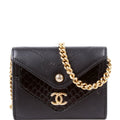Chanel Envelope Flap Card Case On Chain 26M