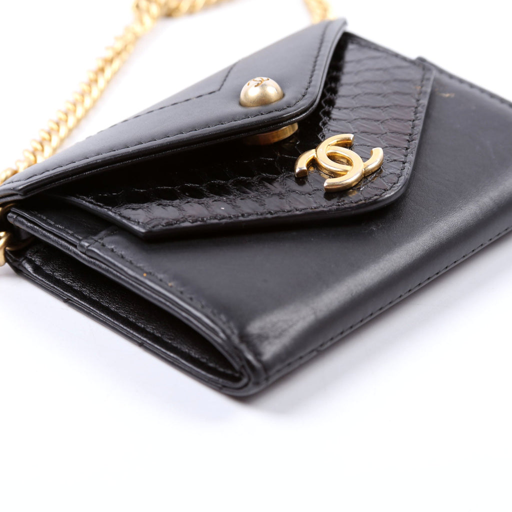 Chanel Envelope Flap Card Case On Chain 26M