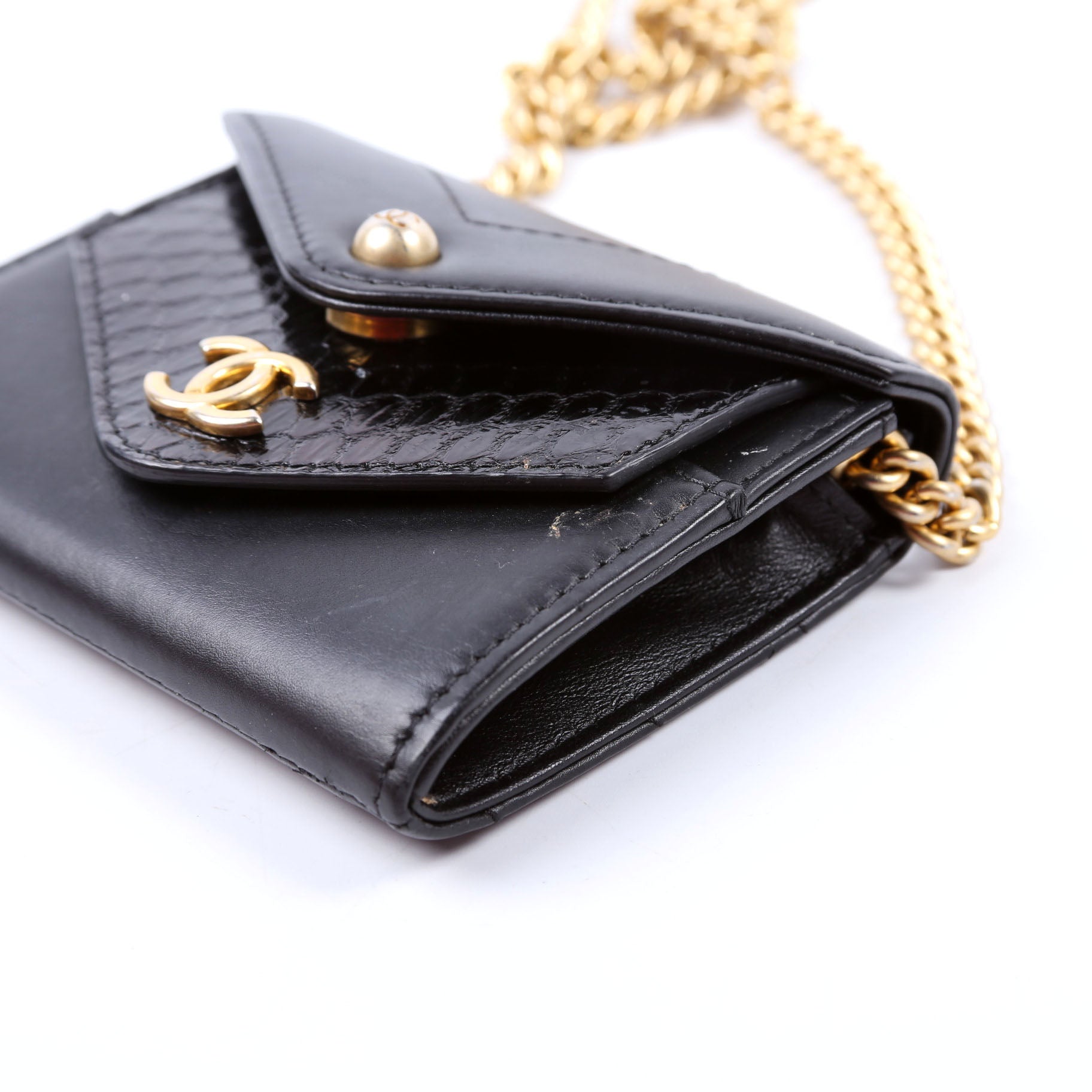Chanel Envelope Flap Card Case On Chain 26M