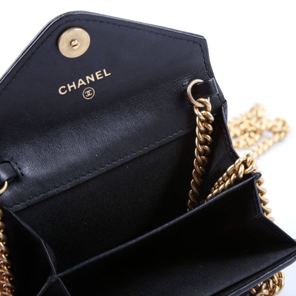 Chanel Envelope Flap Card Case On Chain 26M