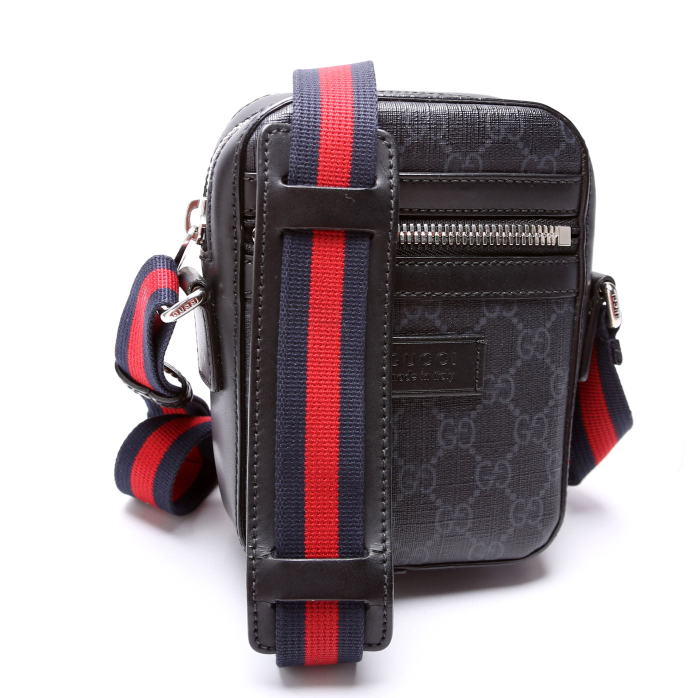 Gucci 598103 GG Supreme Messenger Black