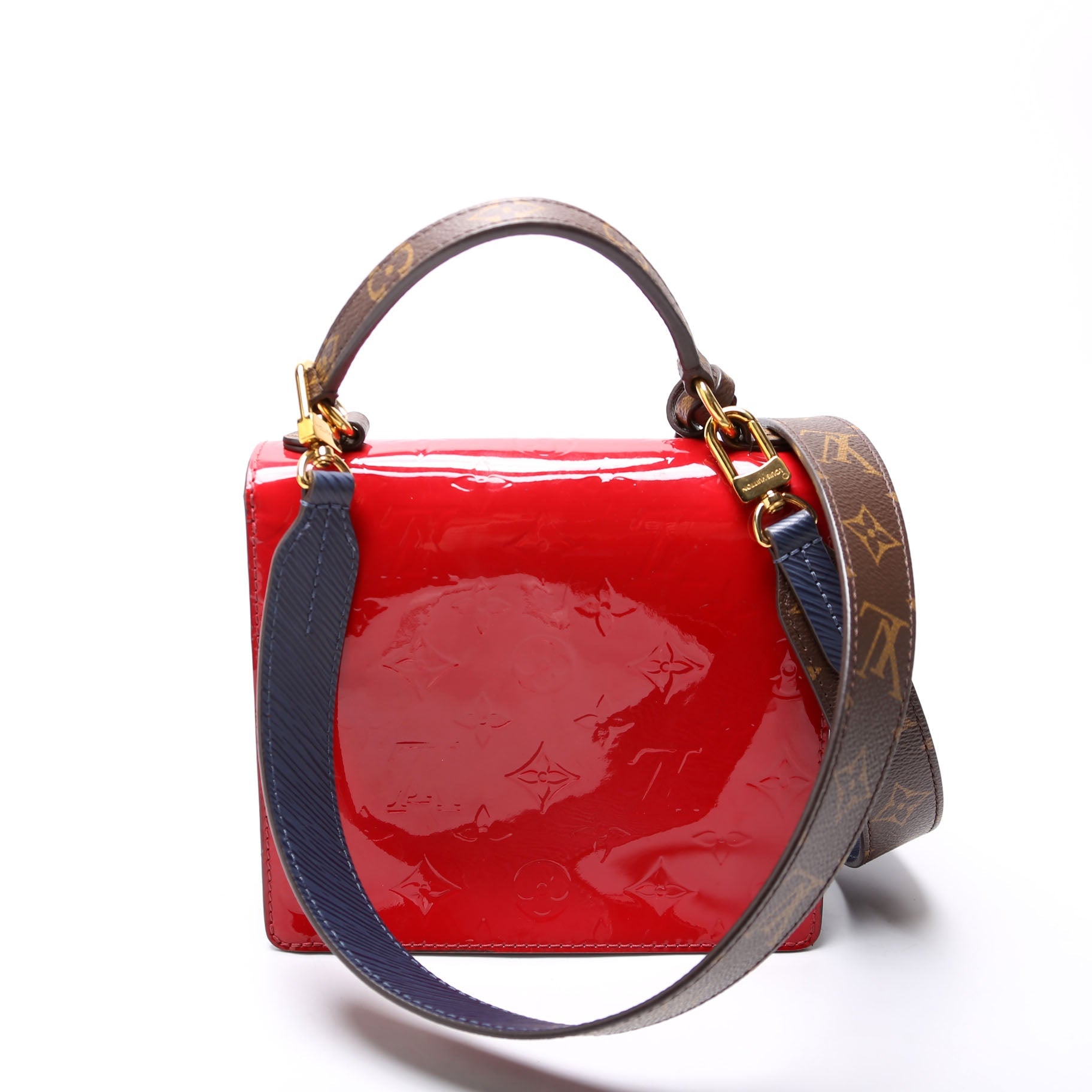 Louis Vuitton Spring Street Vernis Red/Navy