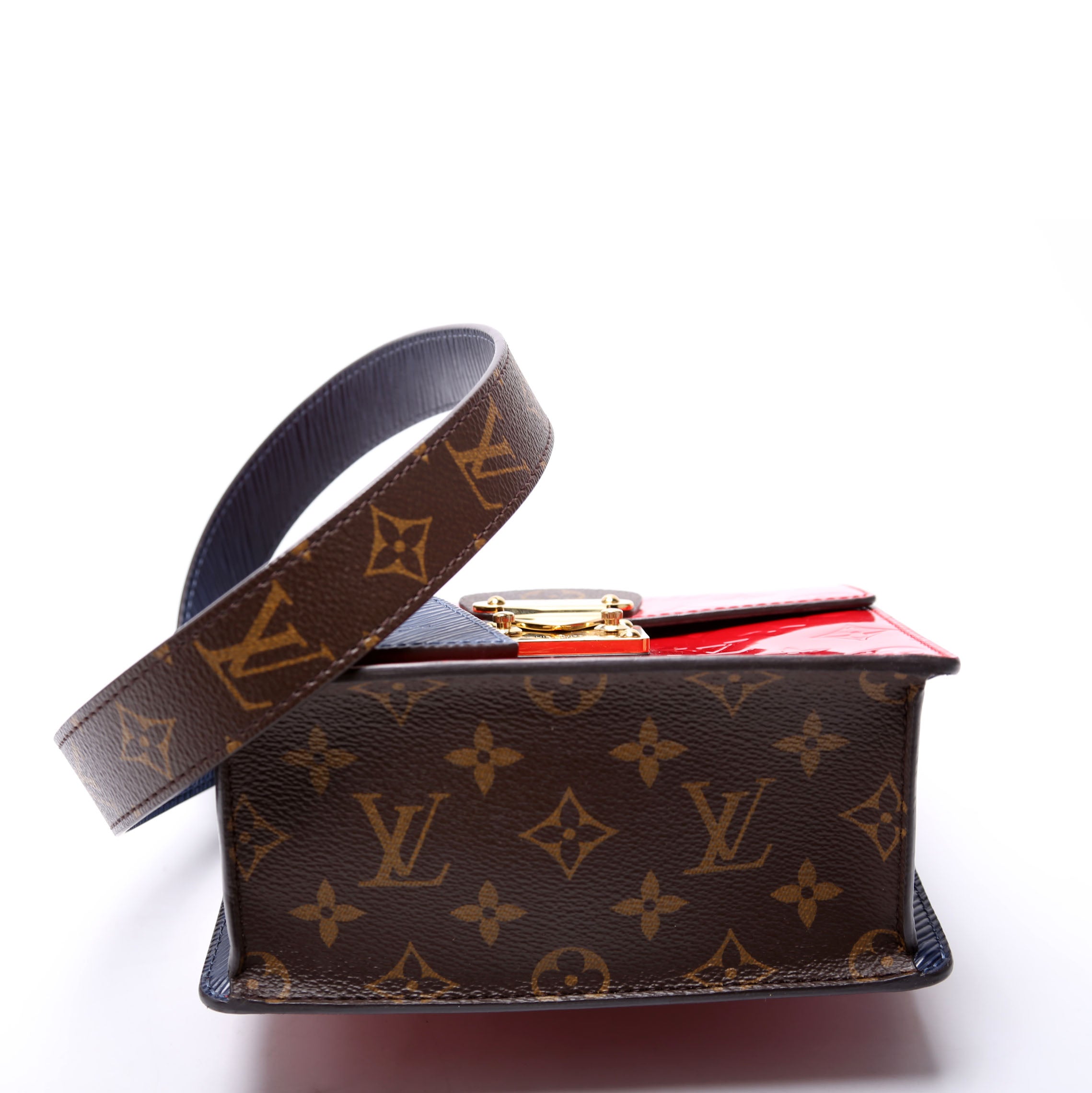 Louis Vuitton Spring Street Vernis Red/Navy