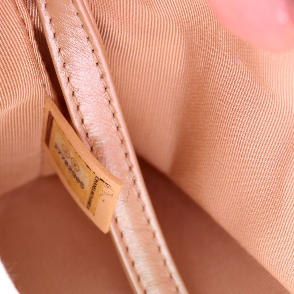Chanel Gabrielle Hobo Small Calfskin Iridescent 25M Tan/Pink