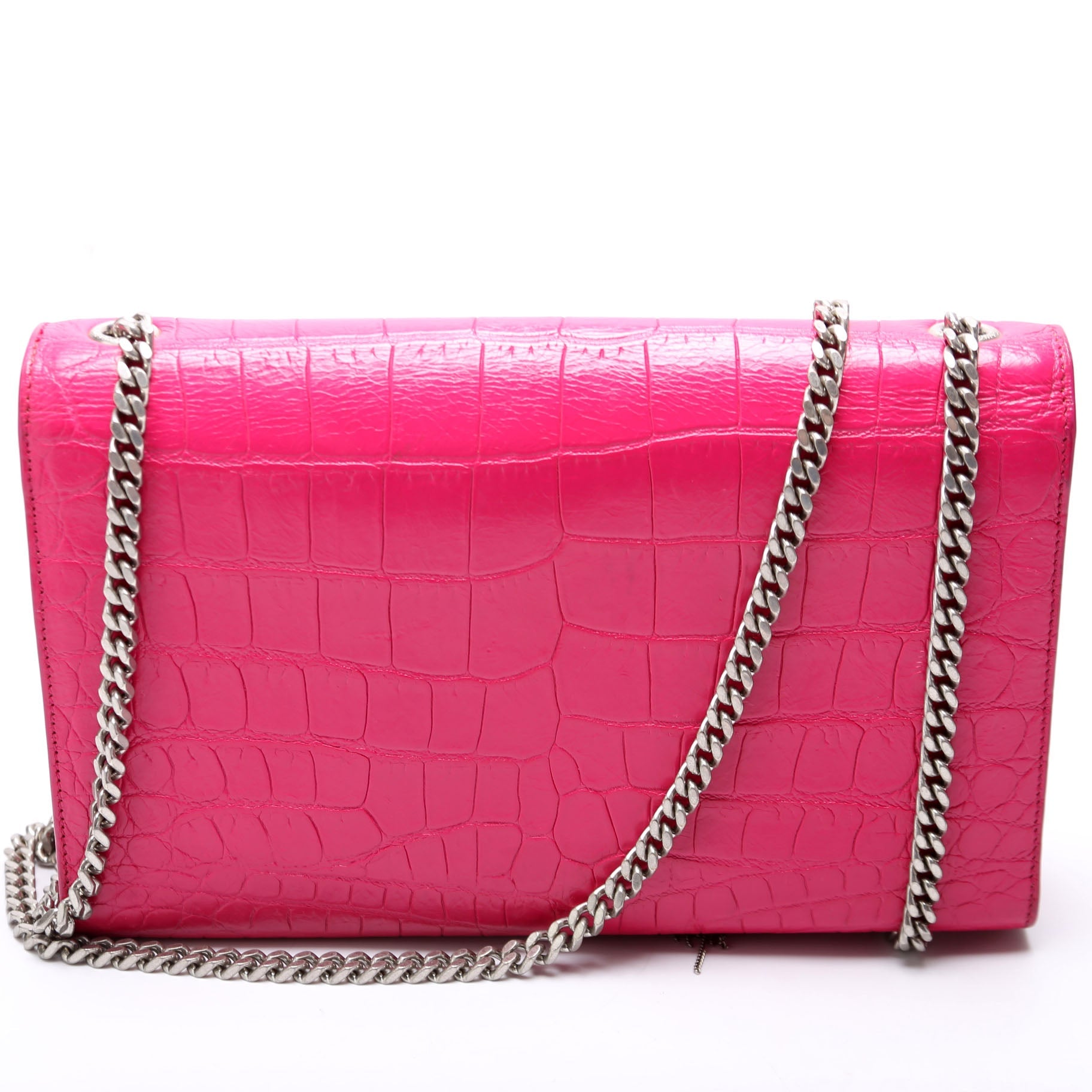 Saint Laurent Kate Tassel Satchel Medium 354119 Pink