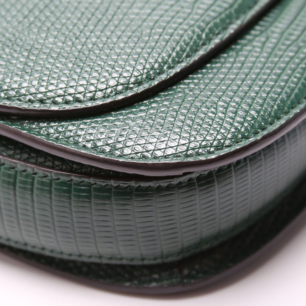 Gucci 601067 Sylvie 1969 Lizard Small Green