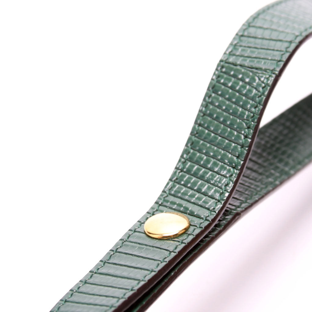 Gucci 601067 Sylvie 1969 Lizard Small Green