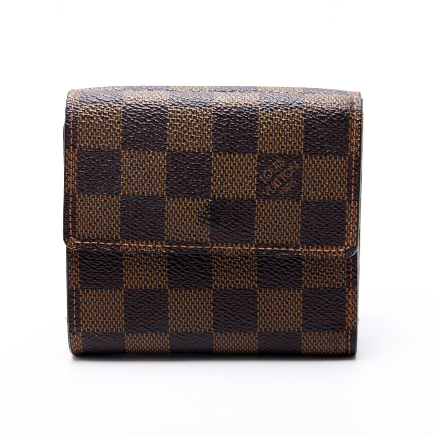Louis Vuitton Emilie Wallet Damier Ebene Brown