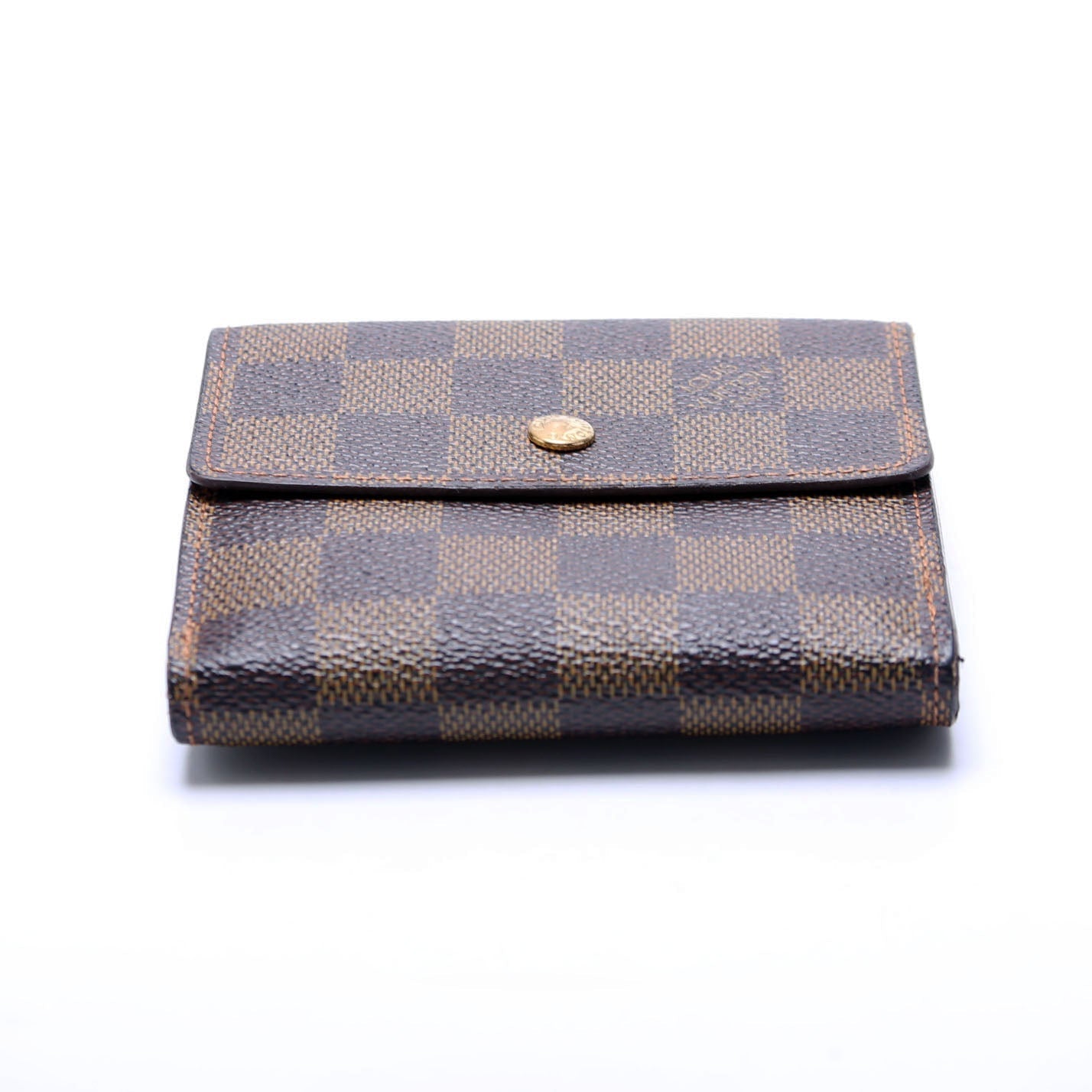 Louis Vuitton Emilie Wallet Damier Ebene Brown