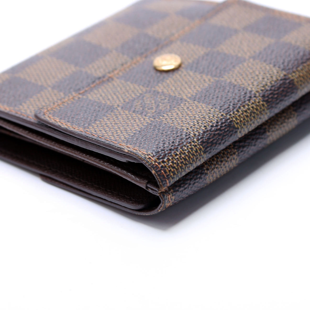 Louis Vuitton Emilie Wallet Damier Ebene Brown
