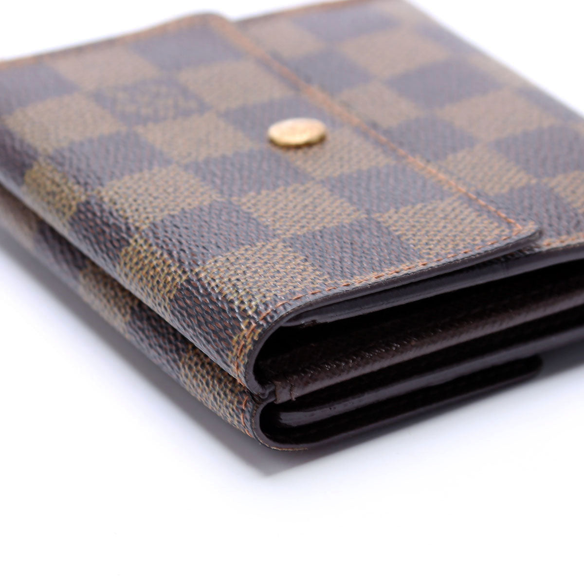 Louis Vuitton Emilie Wallet Damier Ebene Brown