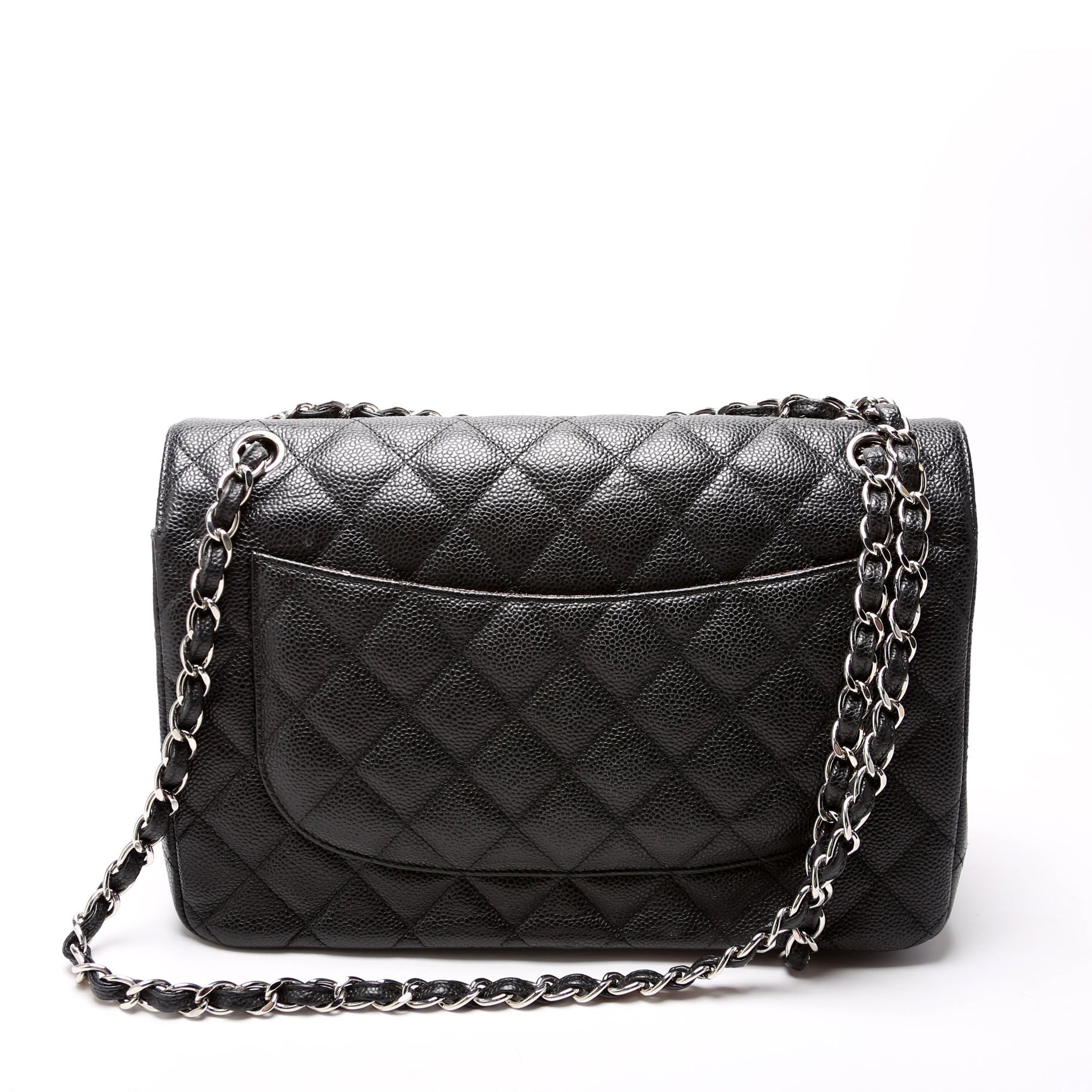Chanel Classic Flap Jumbo Caviar 25-28M