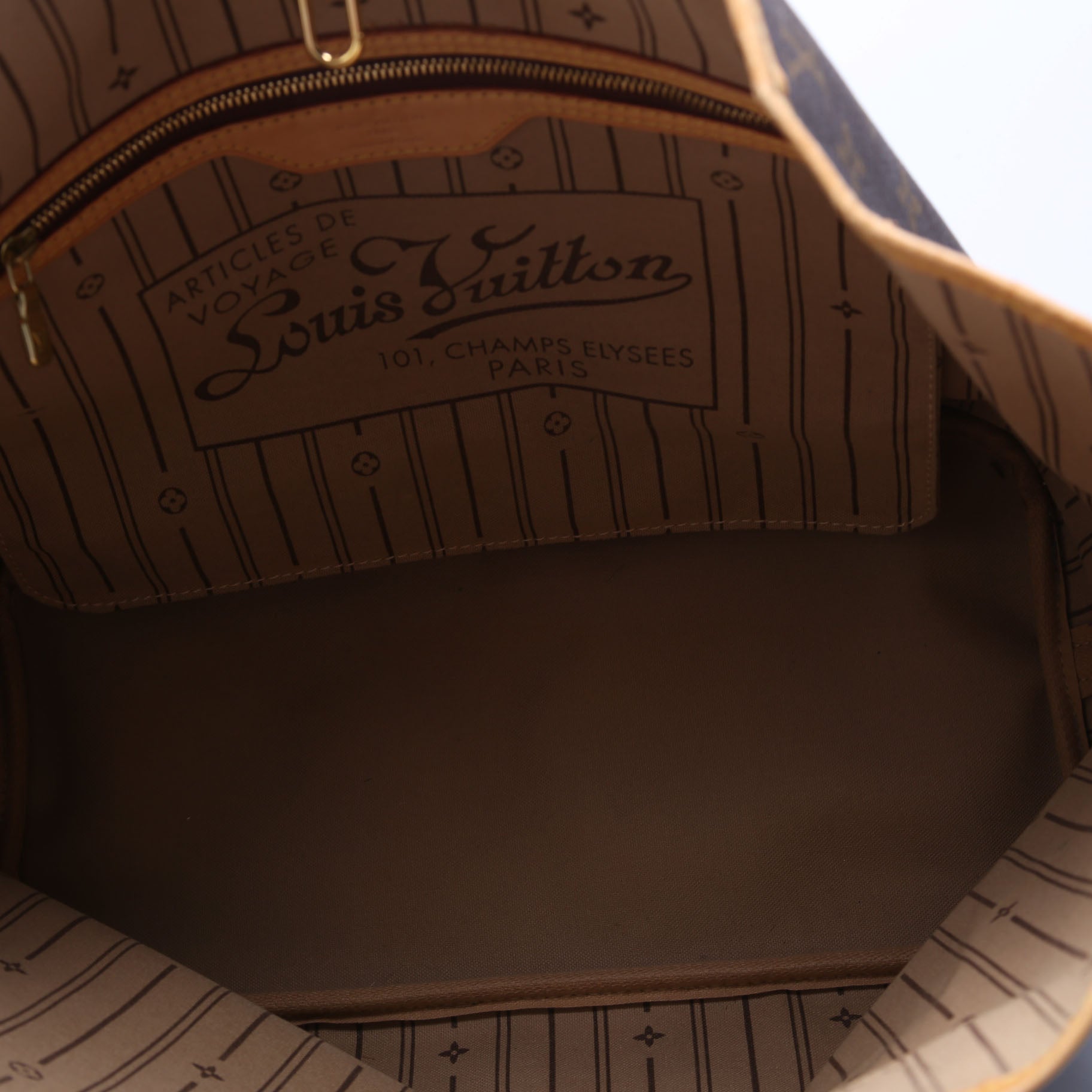 Louis Vuitton Neverfull MM Monogram Beige