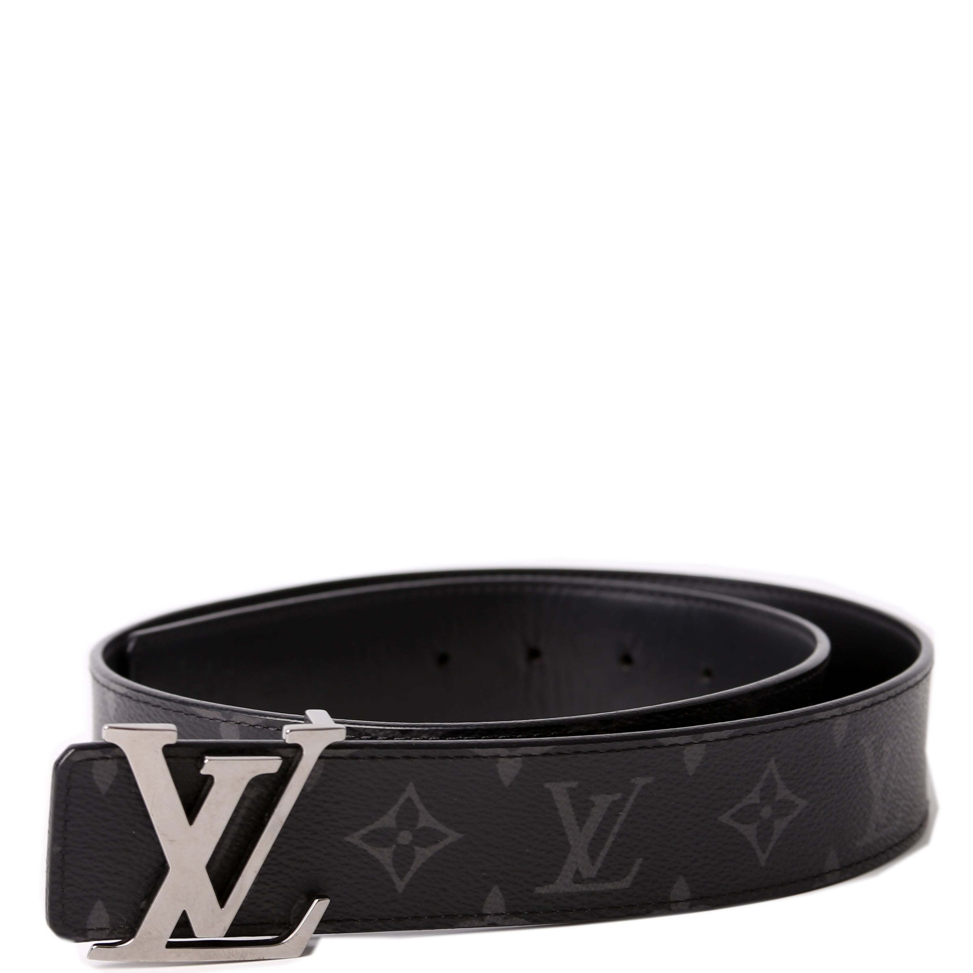 Louis Vuitton LV Initiales 40MM Reversible Leather/Monogram Eclipse Belt Size 85/34