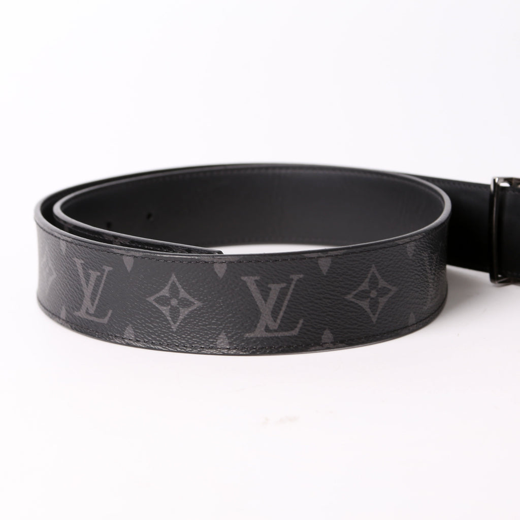 Louis Vuitton LV Initiales 40MM Reversible Leather/Monogram Eclipse Belt Size 85/34