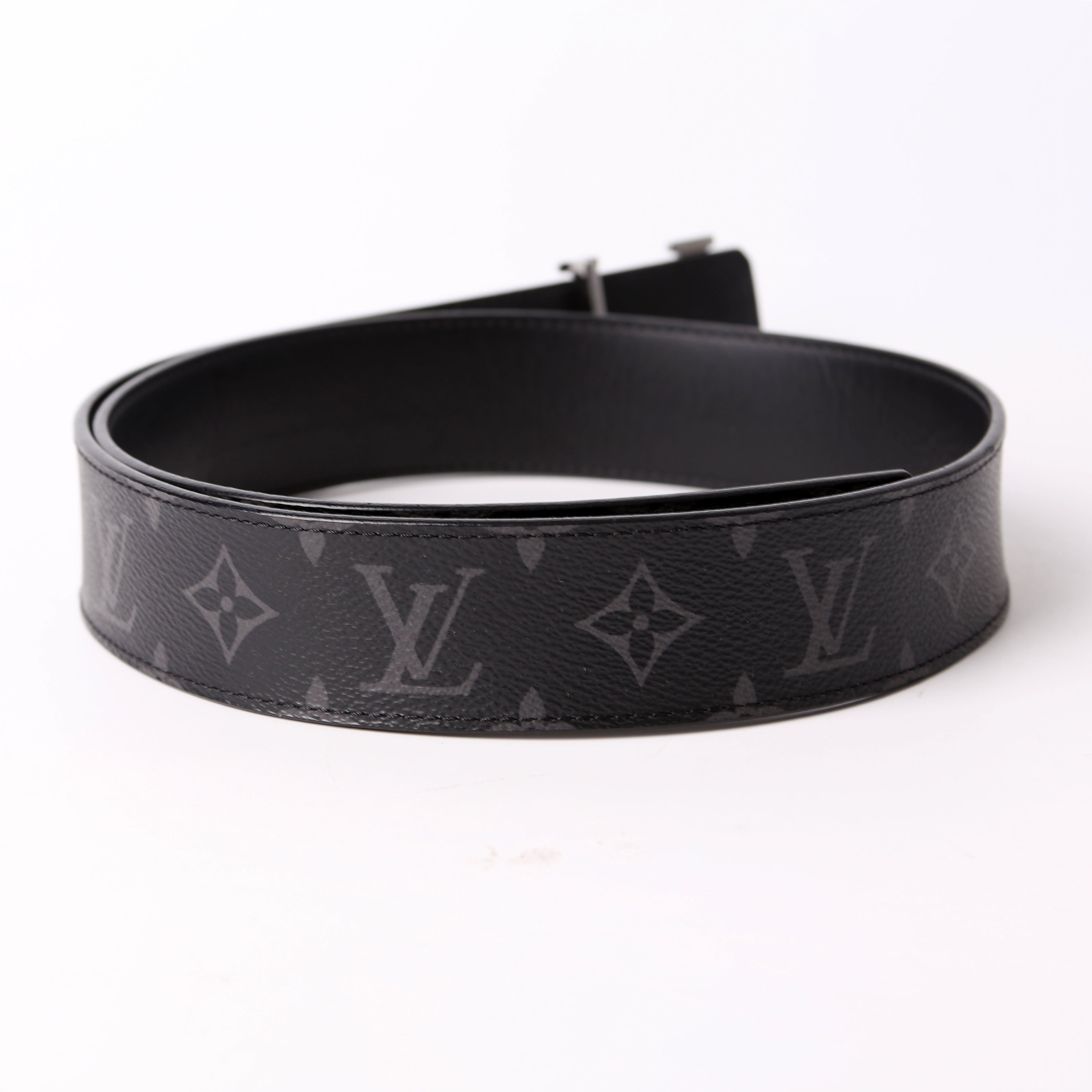 Louis Vuitton LV Initiales 40MM Reversible Leather/Monogram Eclipse Belt Size 85/34