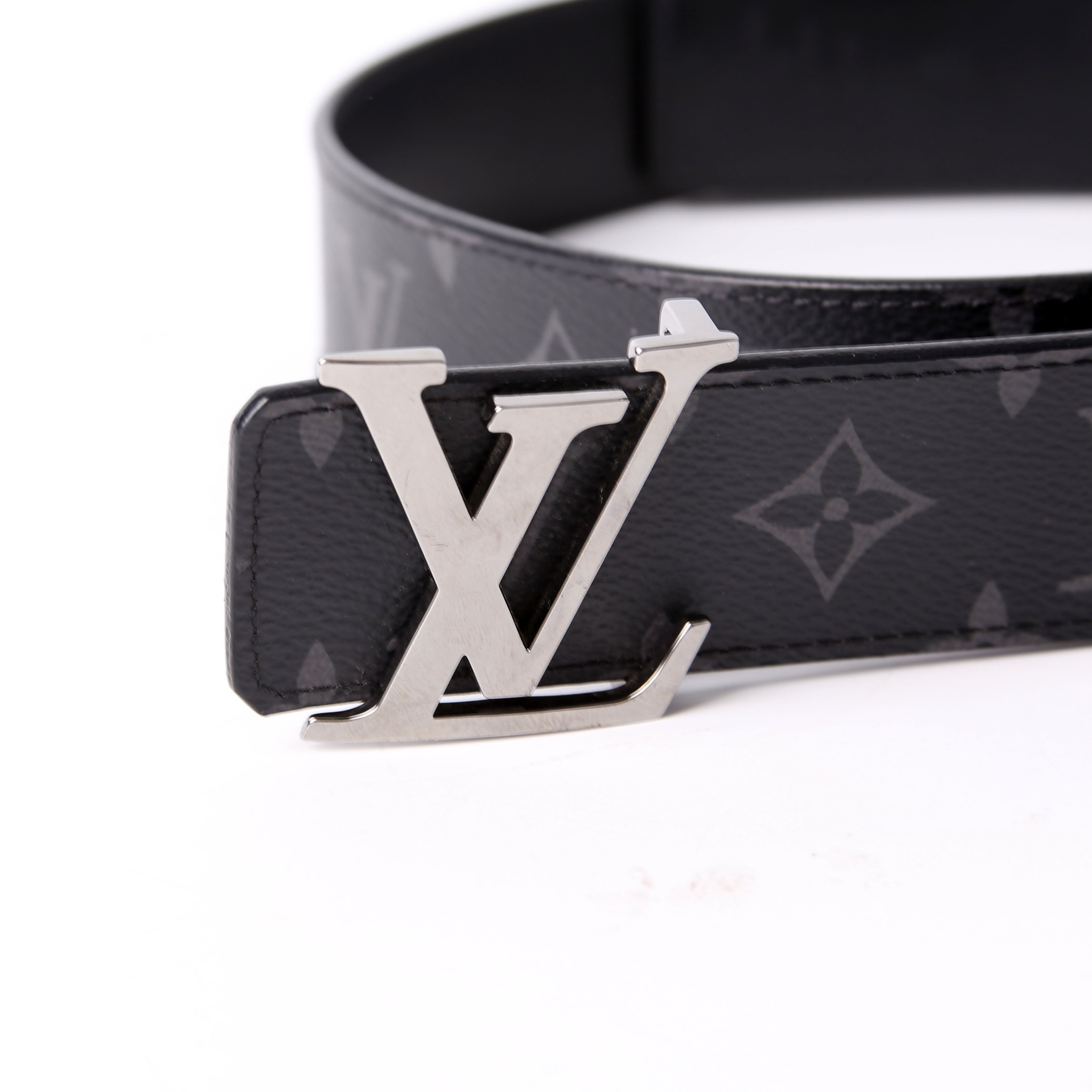 Louis Vuitton LV Initiales 40MM Reversible Leather/Monogram Eclipse Belt Size 85/34